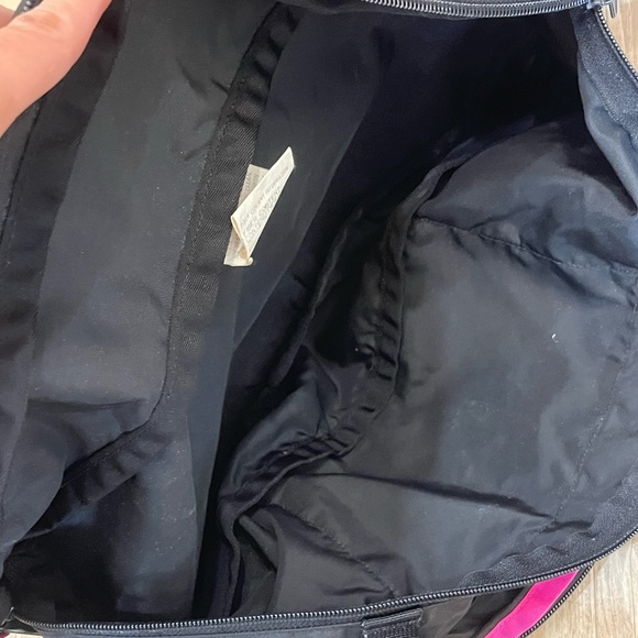 The North Face Lumbar Fanny Pack Waist Pack Hiking Backpacking Bag black pink - Picture 9 of 9